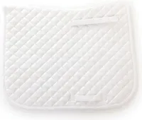 HySPEED Dressur Schabracke BZ1331 (Pony) (Weiß)