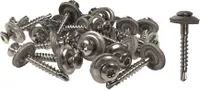 Spenglerschrauben mit Bohrspitze 4,5x25 mm - 50 St. mit 15mm Dichtscheibe  Torx  Edelstahl A2