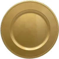 Tanier, dekoračný tanier, elegantný tanier 33cm T-93 Golden