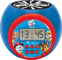 Lexibook Despertador con proyector de La Patrulla Canina, función repetición de la alarma, luz de noche con temporizador, Pantalla digital RL977PA, color azul , color/modelo surtido