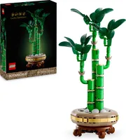 LEGO Botanicals Glücks-Bambus, Kunstpflanze, Bauset für Erwachsene, Geschenk für Einweihungspartys oder Abschlussfeiern für Frauen, Männer, Wohn-Deko 10344