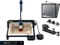 SCULPFUN S30 PRO MAX Graviermaschine kit--mit Honeycomb Wabentisch, RA PRO MAX 4-in-1 Rotationsmodul und Cam500 Graviermaschine Zeitraffer Kamera