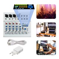 DJ Mixer 7 Kanal Stereo Live Mischpulte Audio Interfac 88 Arten von DPS Digitalen Effekten