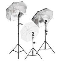 vidaXL Fotostudio-Set mit Beleuchtung und Hintergrund