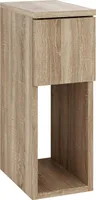 ComfortCove Nachttisch Sonoma – schmal, mit Schublade & Ablage, Beistelltisch 20x30x55 cm