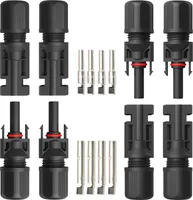 PV Solarstecker Stecker wasserdicht Solarkabel Buchse Verbinder 1-100 Paar 1500VMenge:4-Paar