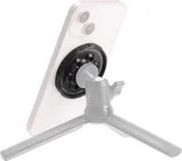 JLwin RJ049 Tragbare magnetische Telefon-Stativhalterung, Telefonhalterung, Telefonhalter mit 1/4 Zoll Gewinde, Aluminiumlegierung, Ersatz fuer iPhone 15/14/13/12