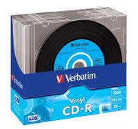 VERBATIM CD-R AZO 700MB 52x Vinyl 10er SlimCase