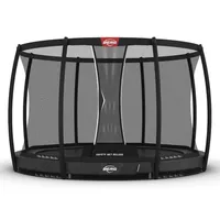 Berg Champion Trampolin InGround Sicherheitsnetz Deluxe 330 cm Grau