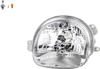 Johns, Reflektory Halogenowe HSW pasuje do Renault Twingo I 09/00- Lewa żarówka 7701049686