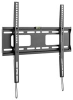 Goobay TV-Wandhalterung Pro Fixed (M), 32 Zoll bis 55 Zoll (81-140 cm), 50 Kg, einfache & sichere Befestigung, Vesa Standard, QLED/LED, Schwarz