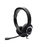 Hyrican ST-GH577 Office Headset, schwarz, USB, kabelgebunden, Stereo, Over Ear, PC