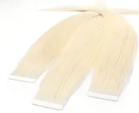 hair2heart Pásky na predlžovanie ľudských vlasov Rovné - 10 pások 2,5 g 40 cm Svetlá blond