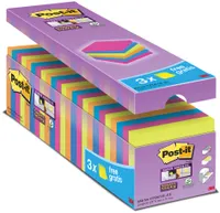 Post-it Haftnotizen Super Sticky Notes 76 x 76 mm 24 Blöcke á 90 Blatt
