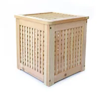 Wäschekorb aus Holz