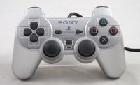 Original Sony PlayStation 2 Controller (Dualshock 2) Silber PS2