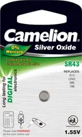 Camelion Uhrenknopfzelle SR43 / G12 / LR43 / 186 / 386 1er Blister
