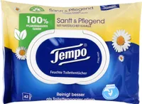 Tempo Feuchtes Toilettenpapier Sanft & Pflegend 1-lagig, 42 Tücher