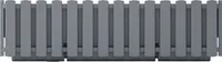BOARDEE FENCYCASE Balkonkasten - steingrau 58x18x16cm - Prosperplast