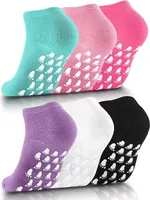 Stoppersocken Damen,Yoga Socken Pilates Socken anti Rutsch Socken 6 Paar 36-39
