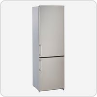 PKM KG249.4IX Inox Design Kühlgefrierkombination Kühlschrank groß