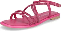 Marco Tozzi Damen Sandale pink Glitzer
