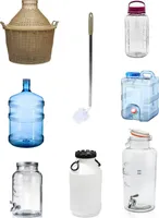 Reinigungsbürste für Flaschen, Wasserflasche, Kanister, Glasballon Bürste