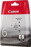 Canon 4705A021 BCI-6 BK Tintenpatrone schwarz Blister mit Sicherheitsband, 280 Seiten, Inhalt 13 ml für Canon BJC 8200 I 865 990 9900 S 800