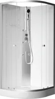 Komplettdusche Aurlane White Ocean 90 x 90 x 210 cm silber-matt