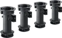 Hettich Sockelverstellfuß-Set Kunststoff 25 x 150-170 mm schwarz