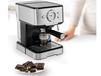 Princess 2 Tassen Espresso- & Kapselmaschine mit Milchaufschäumer
