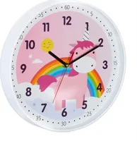 relaxdays Einhorn Wanduhr