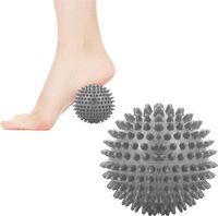 SPRINGOS Lacrosse Ball Masážní míček s pupínky 9,5 cm Tvrdost: tvrdý Fasciální míček pro automasáž Fasciální váleček Reflexní zóny Fyzioterapeutické masážní pomůcky Sensor ball Trigger ball