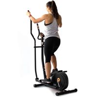 Bonplus BP | Trenażer | Rower eliptyczny | 8 poziomów oporu | Trening domowy | Maksymalna waga 100kg | Panel sterowania LED | zdatność