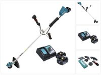 Makita DUR 368 ARF Akku Freischneider 36 V ( 2 x 18 V ) Zweihandgriff Brushless + 2x Akku 3,0 Ah + Ladegerät