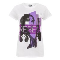 Star Wars Damen Rogue One Rebel T-Shirt NS4271 (2XL) (Weiß)