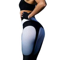 Hohe Taille Fitness Leggings Frauen Workout Push-Up Hosen Feste Hosen Turnh I0Q5