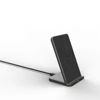 Bezprzewodowa podstawka ładująca Qi "XC360", 15W, szara (00215043)