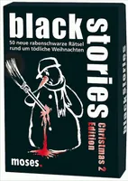 moses. black stories Christmas Edition 2 | 50 rabenschwarze Rätsel | Das Krimi Kartenspiel