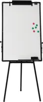 magnetická tabule 91X61cm, suchá stíratelná tabule na stativu s nastavitelnou výškou a stojanem