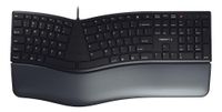 Cherry KC 4500 Ergo Tastatur, ergonomisch gestaltete Tastatur, schwarz