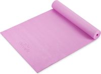 Queenfit Podložka na cvičení 0,5 cm - 173x61 cm - Podložka na cvičení pro pilates, jógu a fitness - protiskluzová podložka na jógu - růžová