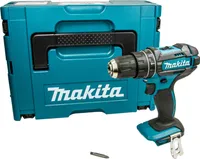 Makita DHP482ZJ Akku-Schlagbohrschrauber, 62 Nm Drehmoment, 13 mm Bohrfutter, ohne Akku & Lader, im MAKPAC 2