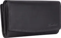 Benthill Damen Portemonnaie Echt Leder XXL - Geldbörse Groß mit RFID Schutz - Echtleder Vintage Damenbörse mit vielen Kartenfächer inkl. Geschenkbox