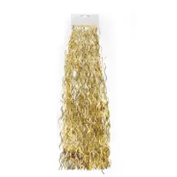 Lametta Weihnachten als Deko & Dekoration zu Advent an Weihnachten (Gold)