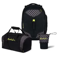 Satch Match Dark Skate Schulrucksack Set 3tlg.