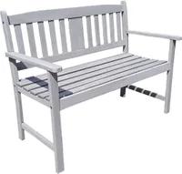 2-Sitzer Bank Gartenbank Parkbank Garten Balkon Holz Eukalyptus