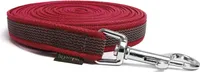 Mystique® Gummierte Schleppleine 20mm mit Handschlaufe Standard Karabiner weinrot 5m