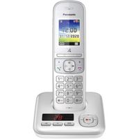 Panasonic KX-TGH720 DECT-Telefon Perleffekt, Silber Anrufer-Identifikation