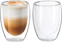relaxdays Latte Macchiato Szklanki 350 ml